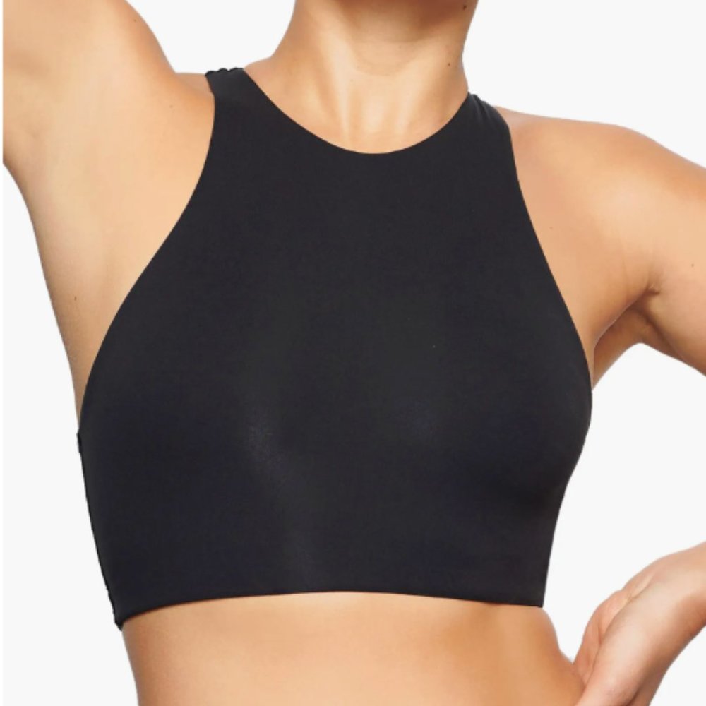 SKIMS Fits Everybody High Neck Bralette Black XS